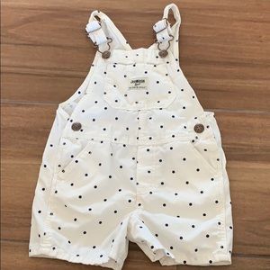 Polka dot 2t shortalls